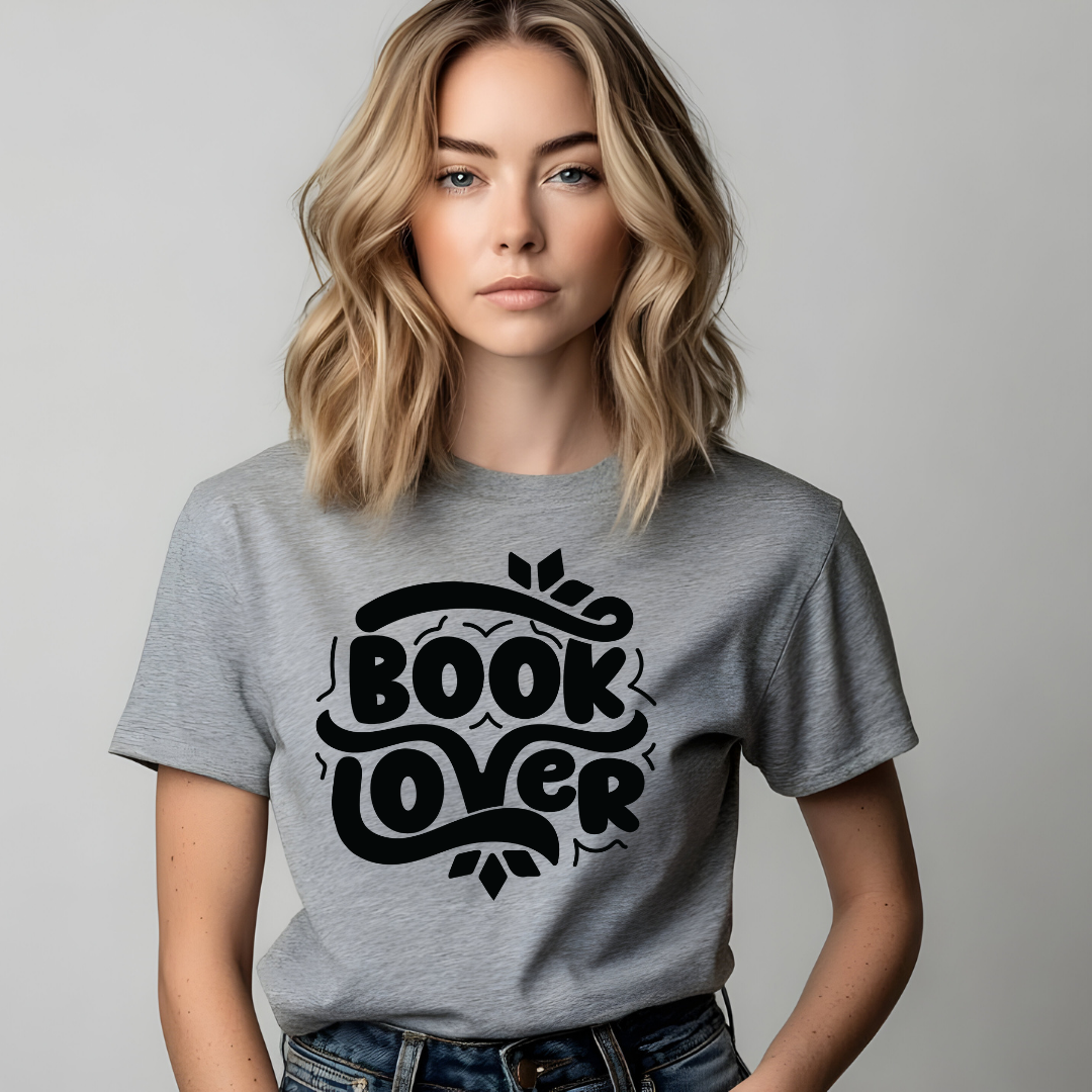 Book Lover Graphic Black