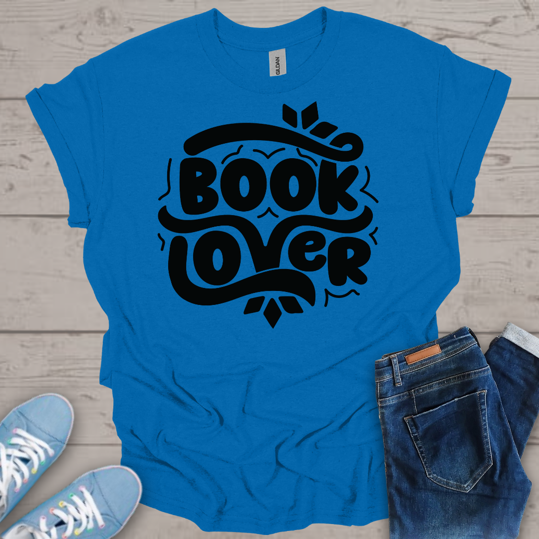 Book Lover Graphic Black