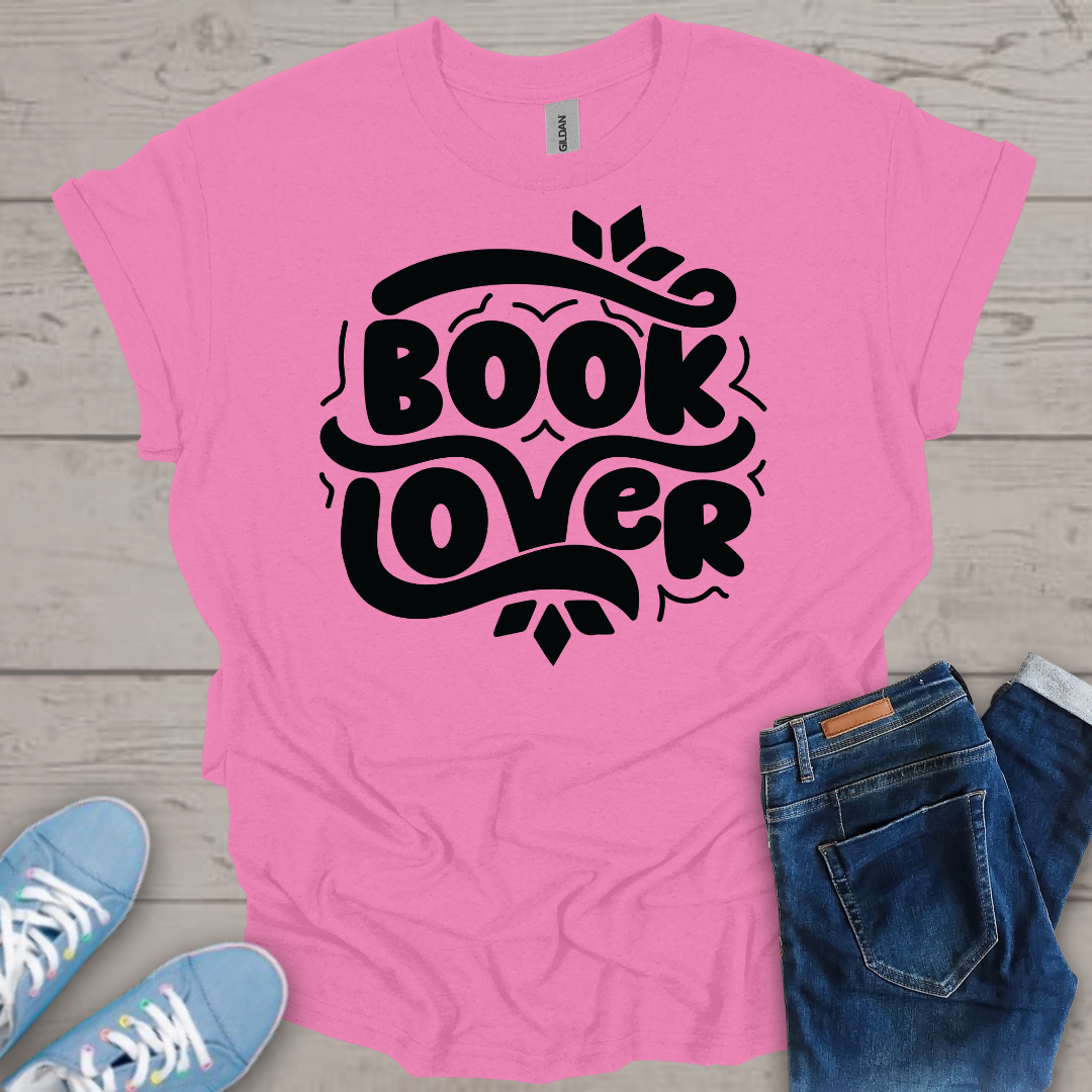 Book Lover Graphic Black