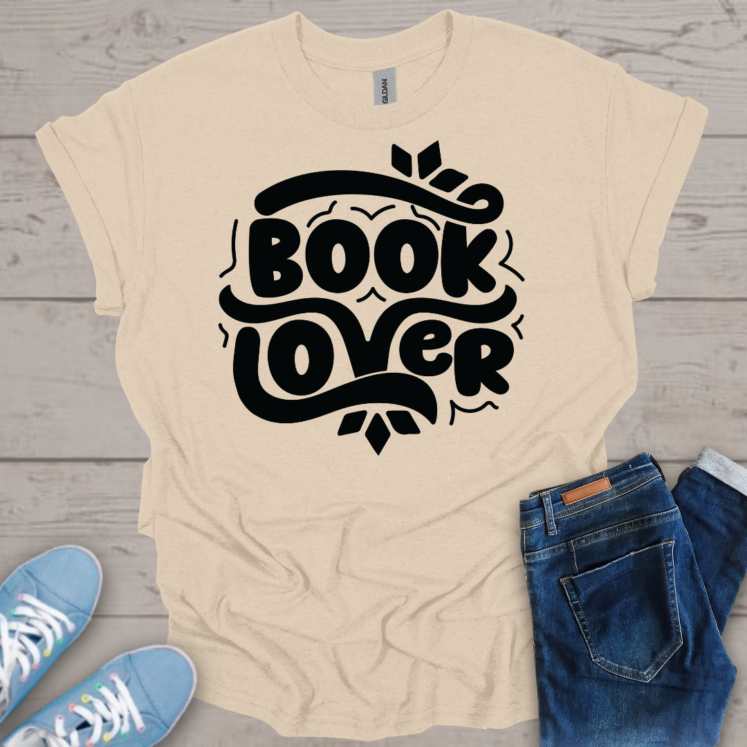 Book Lover Graphic Black