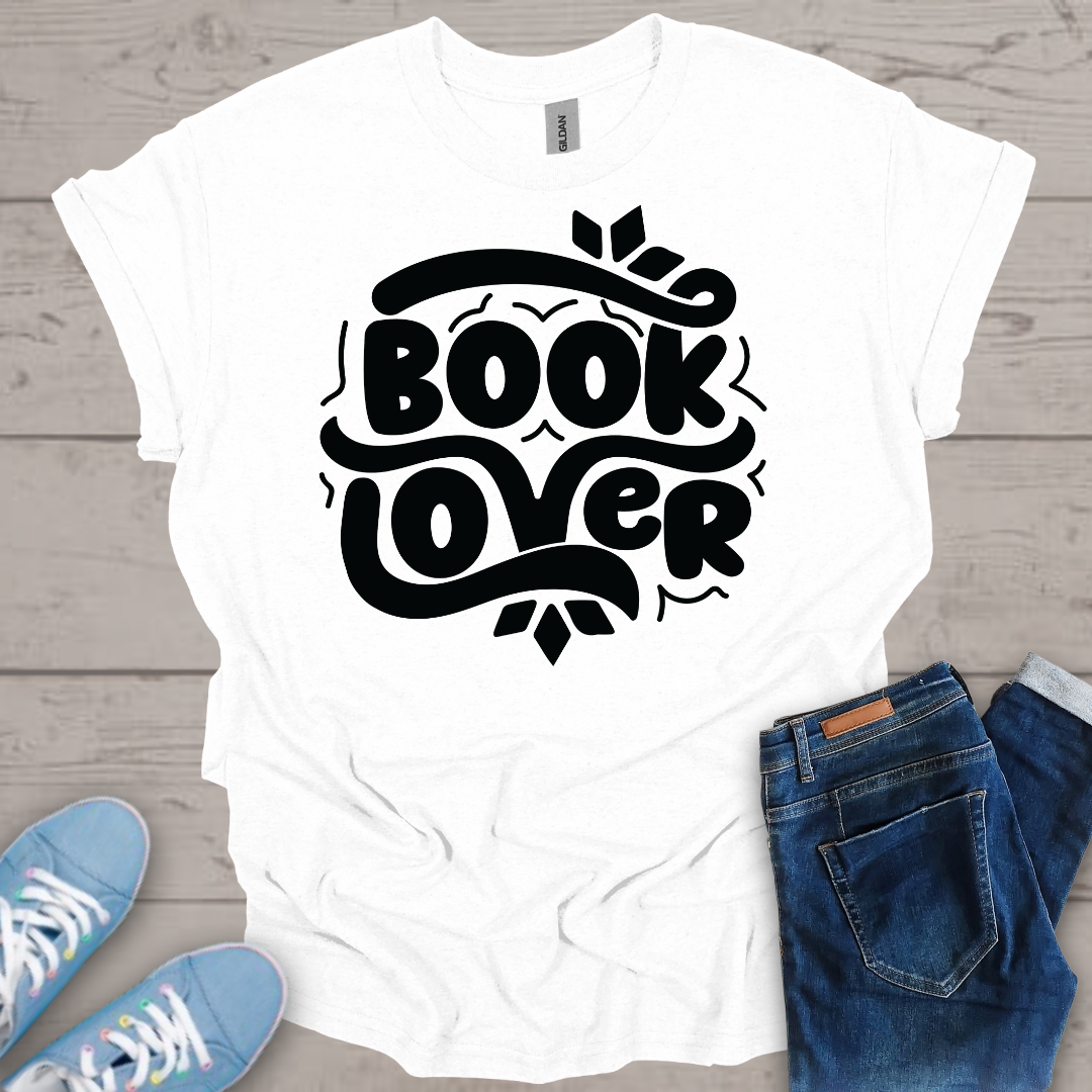 Book Lover Graphic Black