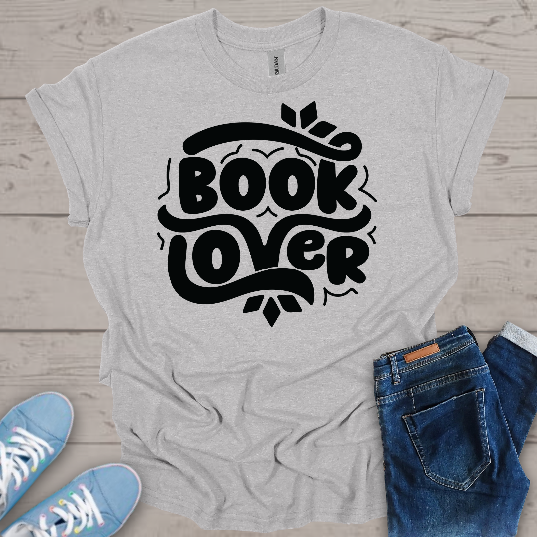 Book Lover Graphic Black