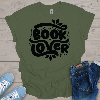 Book Lover Graphic Black