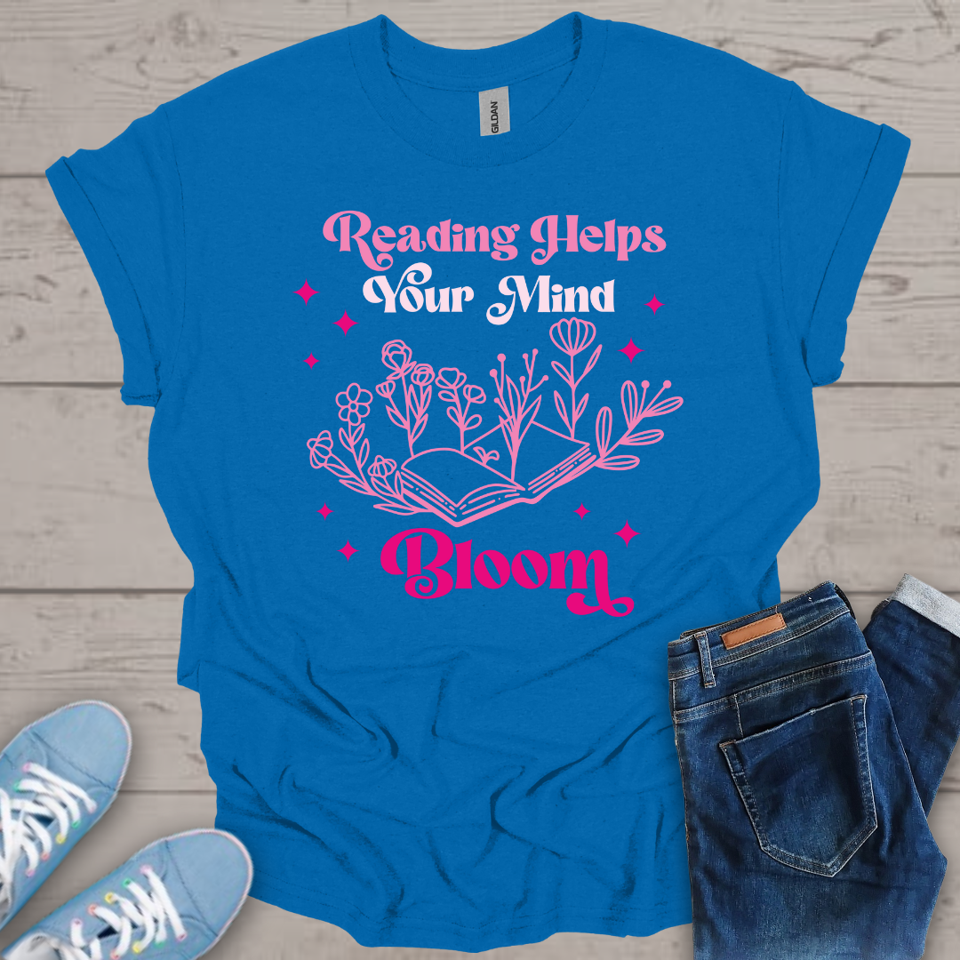 Reading helps your mind bloom