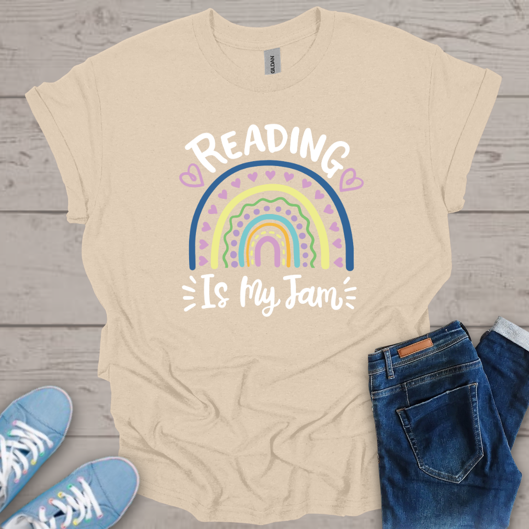 Reading is my jam Rainbow