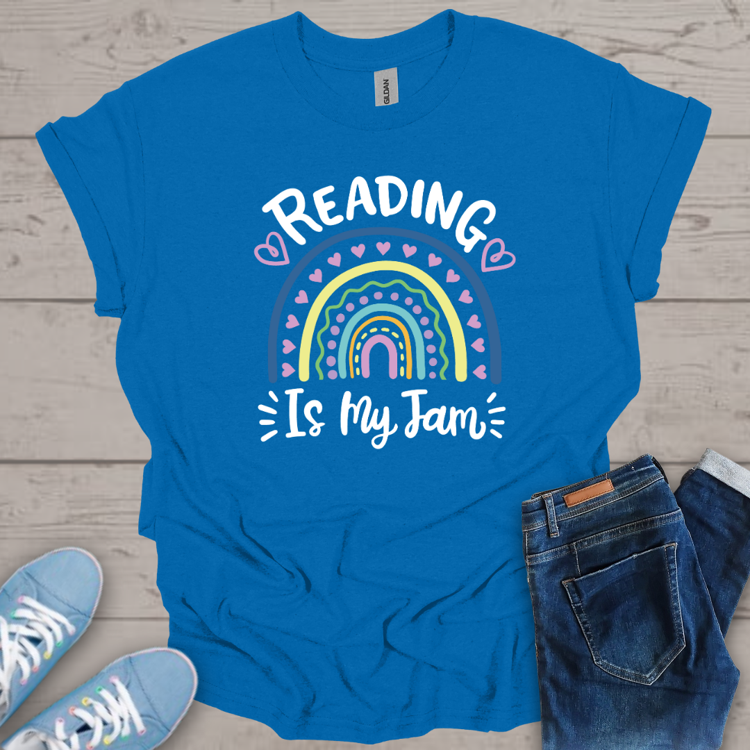 Reading is my jam Rainbow