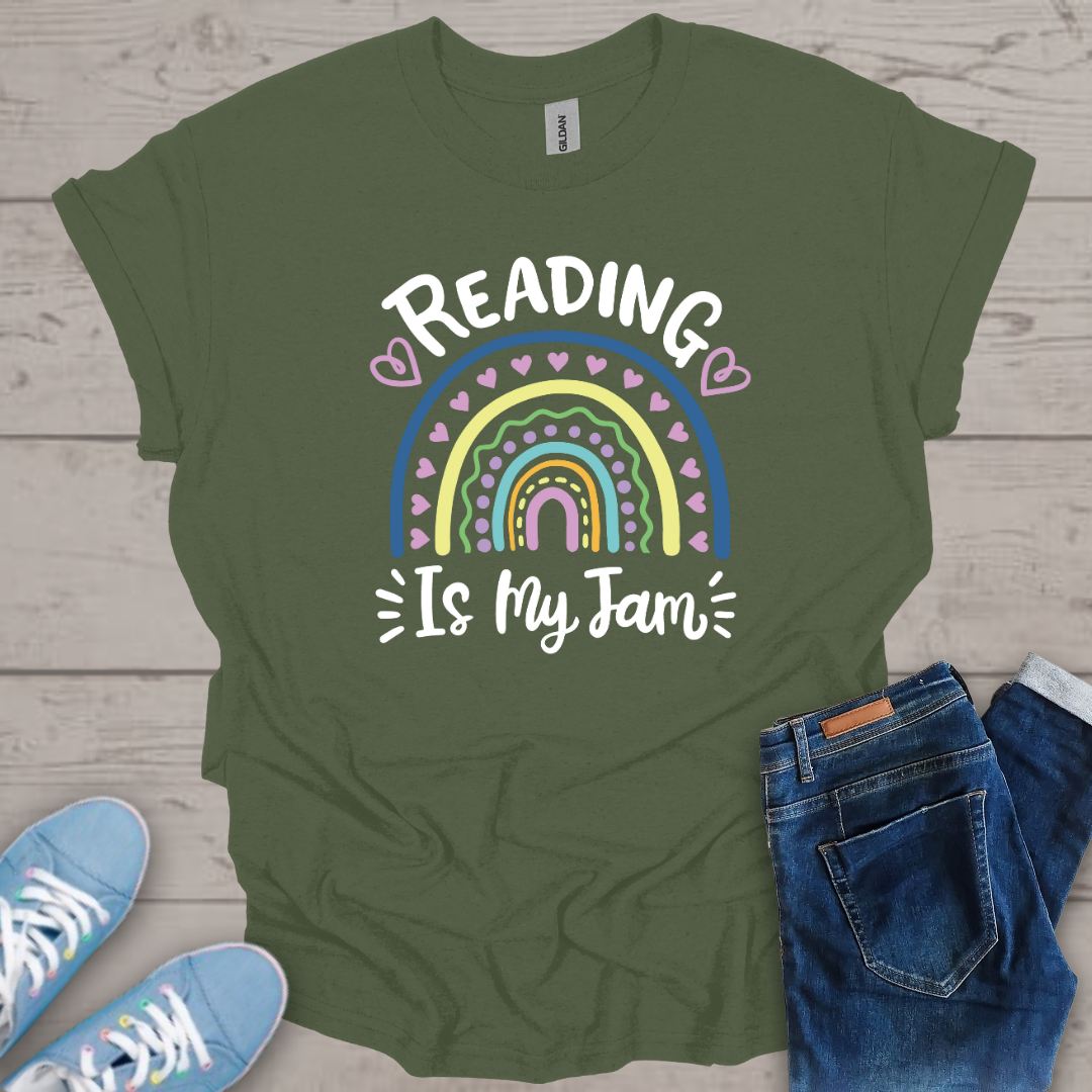 Reading is my jam Rainbow