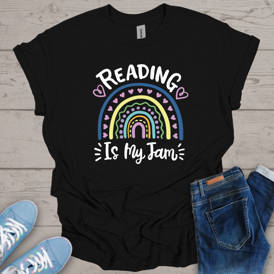 Reading is my jam Rainbow