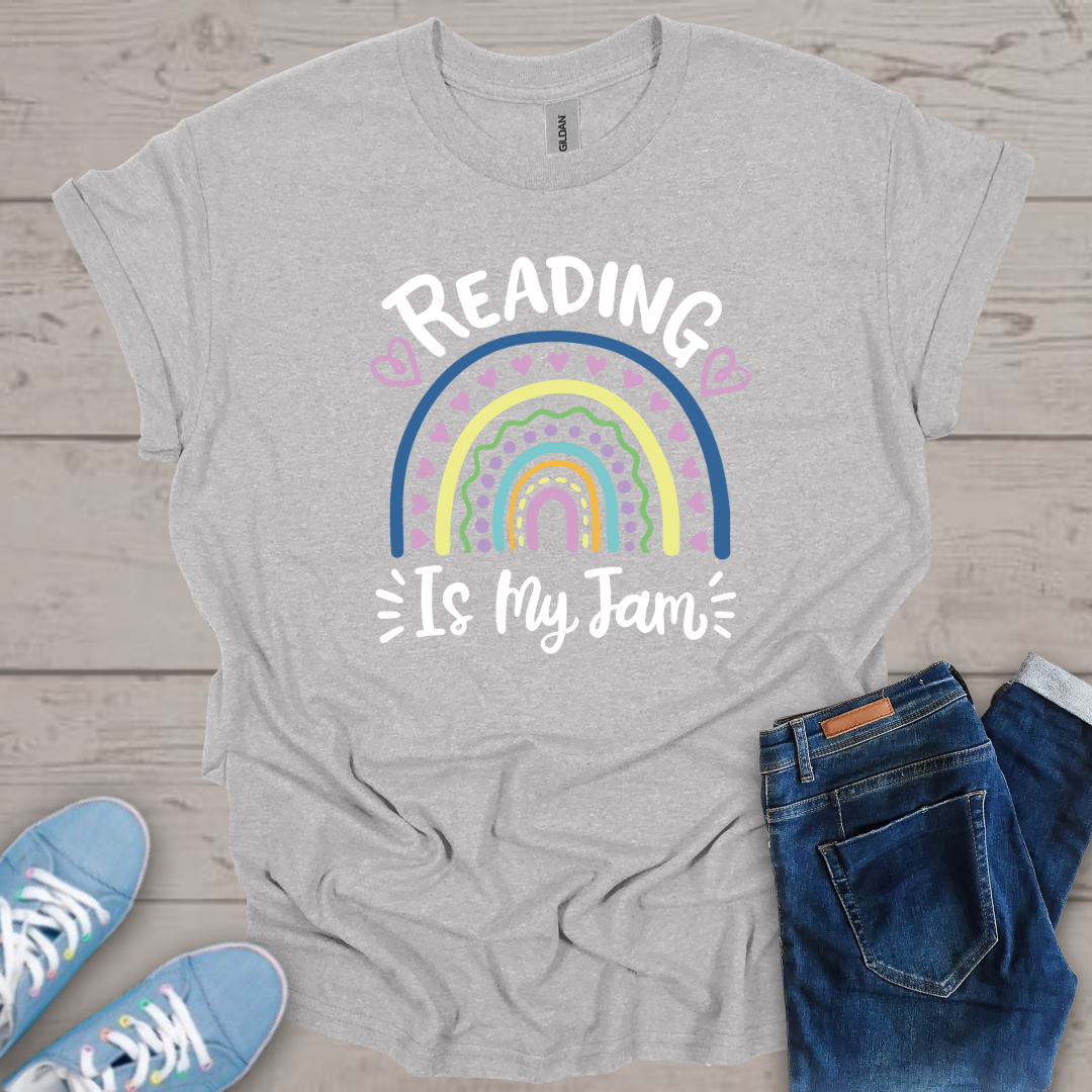 Reading is my jam Rainbow