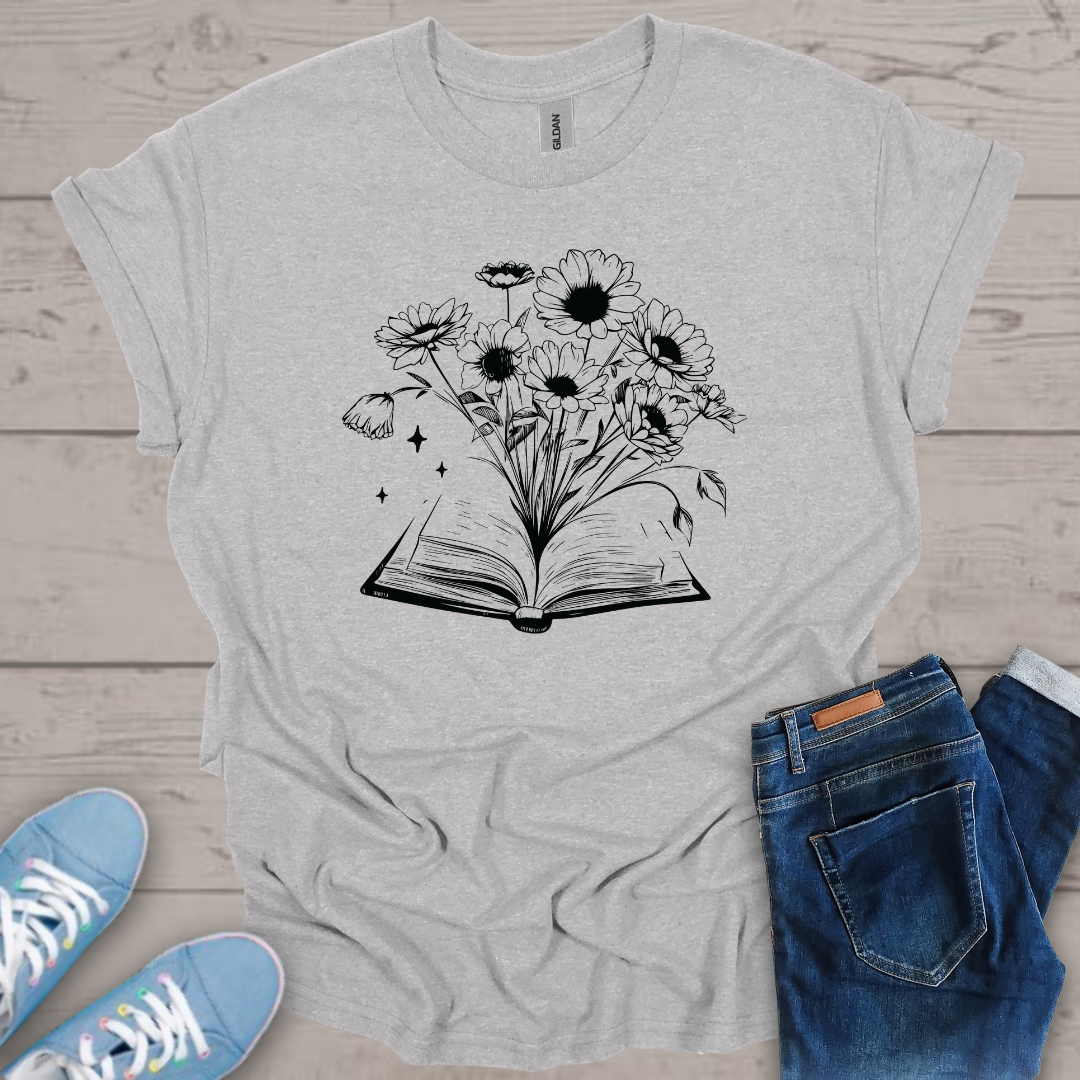 Book and Flower